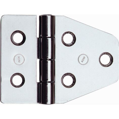 12PZ CERNIERA INOX NAUTICA ART.852IN MM.40X55