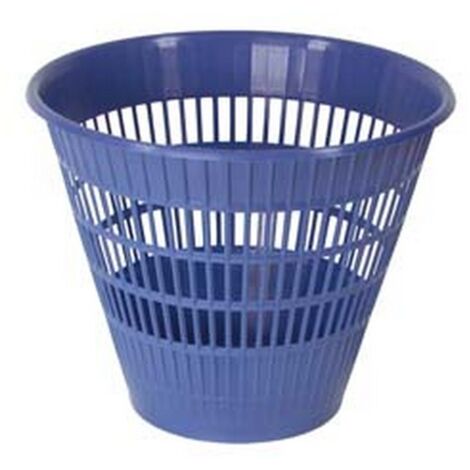 12PZ CESTINO GETTACARTE IN PLASTICA - ø cm.28x25,5h.
