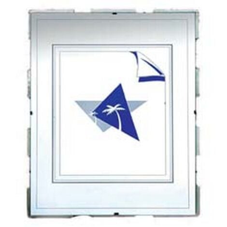 12PZ CORNICE A GIORNO - CM.20X25 CON VETRO CRILEX MM.2