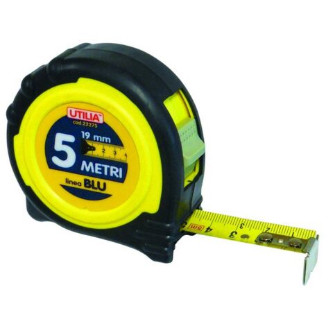 12PZ FLESSOMETRO LINEA BLU  mt. 3x19 mm.