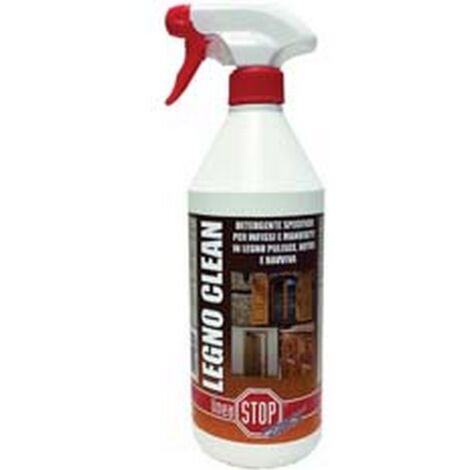 12PZ legno clean detergente specifico pulizia infissi legno ml750