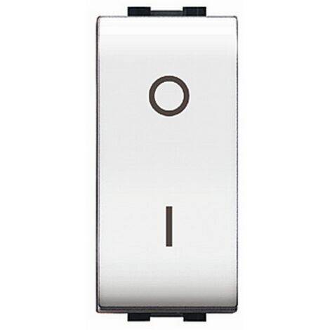 12PZ LIFE ART. 4009WH INTERRUTTORE BIPOLARE BIANCO