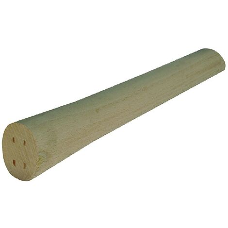 12PZ MANICO LEGNO PER ZAPPONE/BIDENTI cm 125 - Ã¸ mm 53 x  40