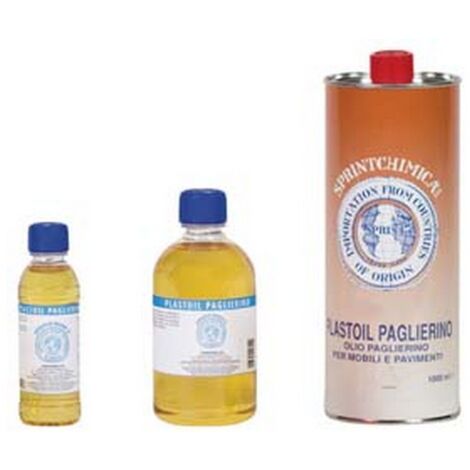 12PZ OLIO PAGLIERINO BIANCO PER MOBILI - lt.0,250 colore bianco - in flacone