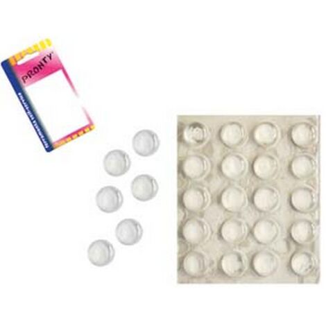 12PZ PARACOLPI MORBIDI TRASPARENTI GOCCIA ADESIVI BLISTER  mm10x3h. bl 20