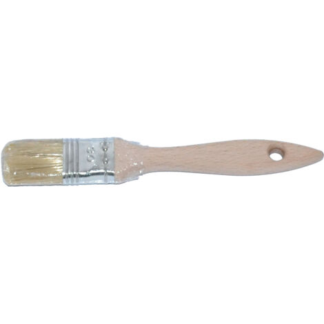 12PZ PENNELLESSA MANICO IN LEGNO SETOLA BIONDA  mm. 30