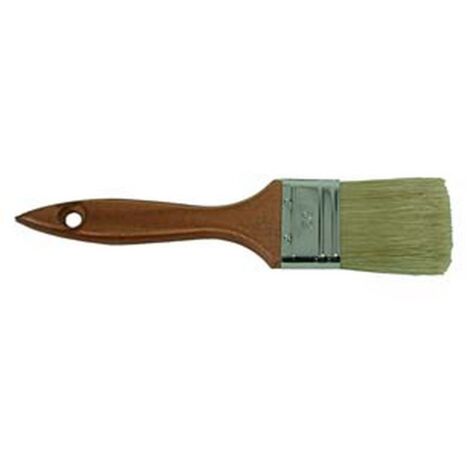 12PZ PENNELLESSE SETOLA BIONDA MANICO LEGNO - mm.50x13x59