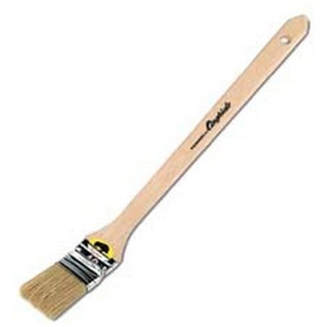 12PZ PENNELLO RADIATORE SETOLA BIONDA SERIE 593 - MM.70 - MANICO IN PLASTICA SIMIL-LEGNO