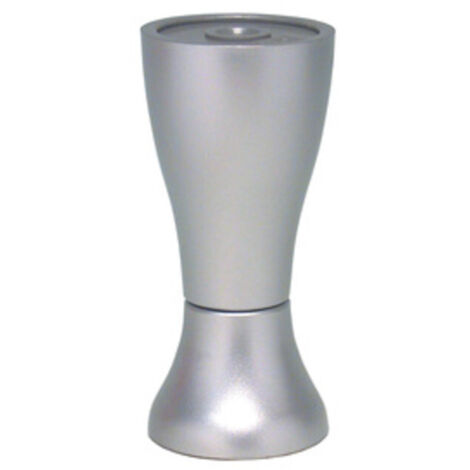 12PZ PIEDINO ABS REGOLABILE 90 MM ALLUMINIO P0224