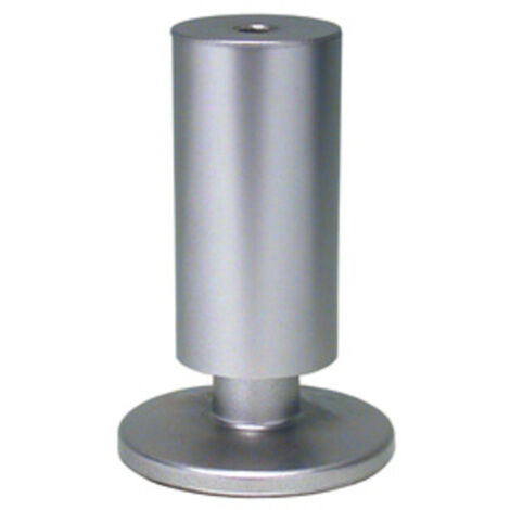 12PZ PIEDINO IN ABS CM.12 ALLUMINIO P1807