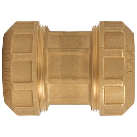 12PZ RACCORDO DI ACCOPPIAMENTO DIRITTO IN OTTONE Art. 720  mis. 1/2x20
