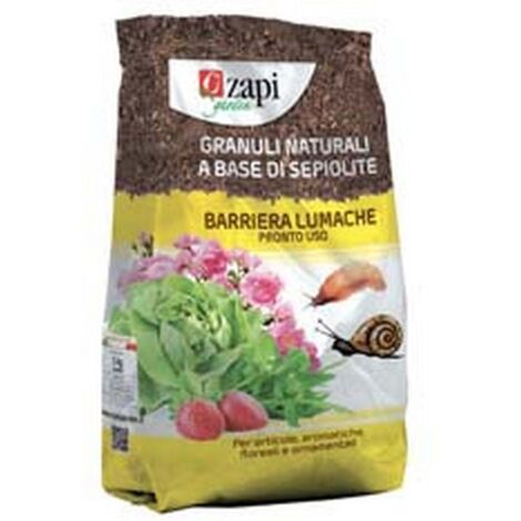 12PZ REPELLENTE NATURALE PER LUMACHE E LIMACCE IN GRANULI - in busta kg.1