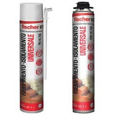 12PZ SCHIUMA POLIURETANICA UNIVERSALE - PUP 1K - ml.750 applicazione con pistola