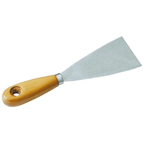 12PZ SPATOLA PER STUCCO MANICO IN LEGNO  mm. 60
