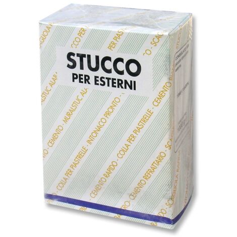 12PZ STUCCO IN POLVERE PER ESTERNI  kg. 1