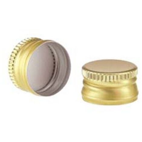 12PZ TAPPO A VITE PREFILETTATO IN METALLO PER DAME - mm.35