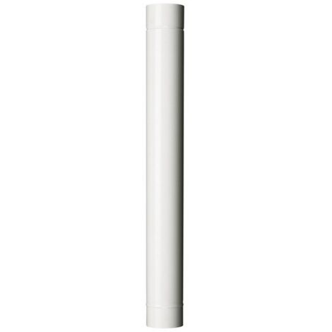 12PZ TUBO PER STUFA A LEGNA PORCELLANATO CLASSIC Col. Bianco Ø cm. 13x100