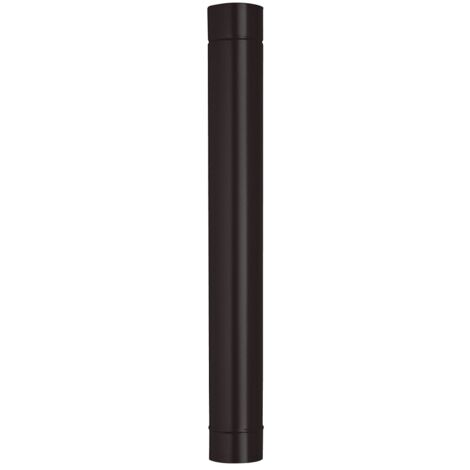 12PZ TUBO PER STUFA A LEGNA PORCELLANATO CLASSIC Col. Nero Ï cm. 12x 25