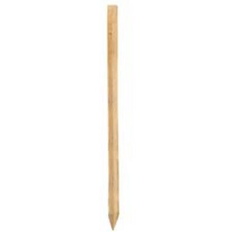 12PZ TUTORE LEGNO CON PUNTA IN PINO IMPREGNATO  - cm.2,8x2,8x150h.