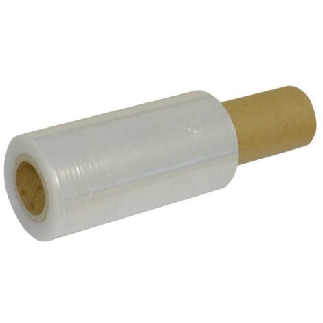 12ROTOLI FILM ESTENSIBILE MANUALE TRASPARENTE  cm. 10x150 mt. con manicotto