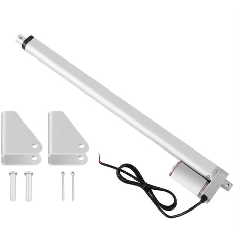 12V 1000N Linearmotor, 500mm Hub für Hubzylinder mit Halterung (Linearantrieb)