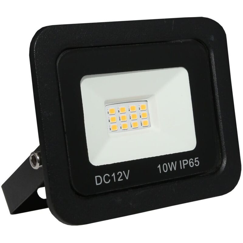 12v 10w LED Floodlight Day White or Warm White - 3000K Warm White
