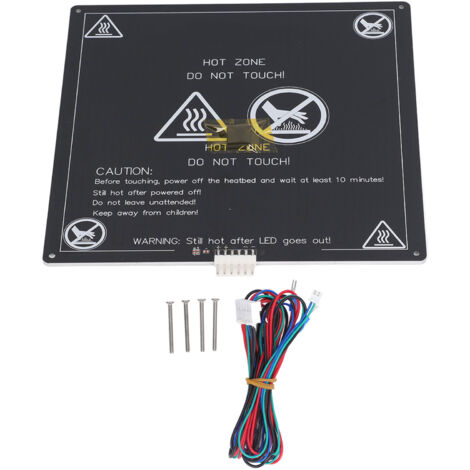12V 1,2Ω Heizbett für A8-, A6- und A2-3D-Drucker – 220x220x3mm Aluminium-Bauplatte mit Kabel