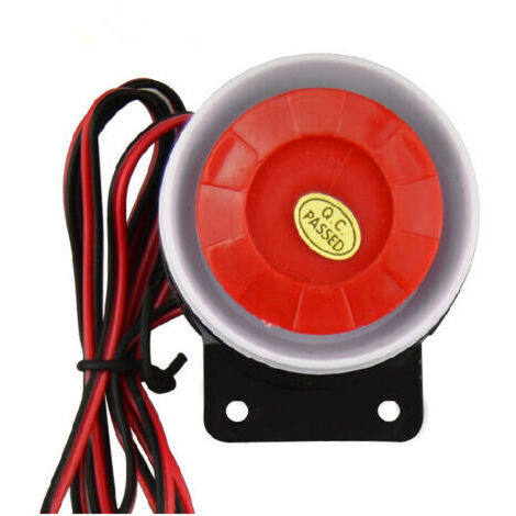 12V 120dB Filaire Mini Sirène Pour Système D'alarme De Sécurité Accessoires D'alarme Sirène Système D'alarme De Sécurité À La Maison Antivol Klaxon Buzzer Alarme Antivol Forte