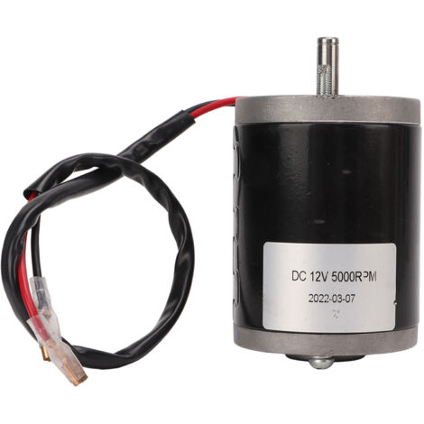 12V 120W 5000RPM Bürstenmotor, D-Welle für Elektroroller, Motorräder und DIY-Generatoren