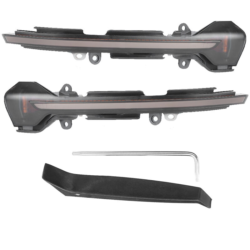 Eosnow - 12V 1.8W Clignotant Dynamique Rétroviseur Extérieur Jaune led Lumières Fit pour Seat leon iii 5F