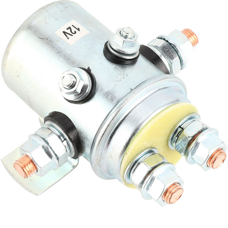 Rosvola - Jeffergarden 12V 200A Relais Commutateur Treuil Contacteur Solénoïde Normalement Ouvert Contacts Universel pour atv utv