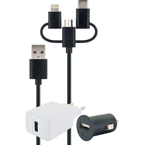 12V & 230V Ladeset, 3-in- 1