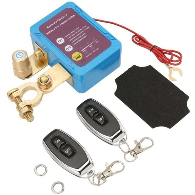 Image of 12V 240A Batterietrennschalter mit automatischer Fernbedienung für Auto, LKW und Boot
