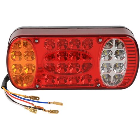 12V-24V 32LED Truck Tail Light Bar Turn Signal Running Brake Reverse Trailer Taillight  For Trailer Flatbed Trucks
