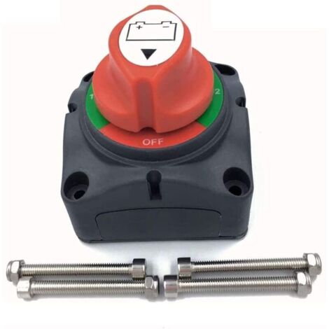 12V, 24V, 48V Kfz-Batterieschalter, 200/1250A Hauptleistungsschalter, geeignet für Wohnmobile, Yachten, Boote, Lastwagen, Busse, Pkw und Motorräder.