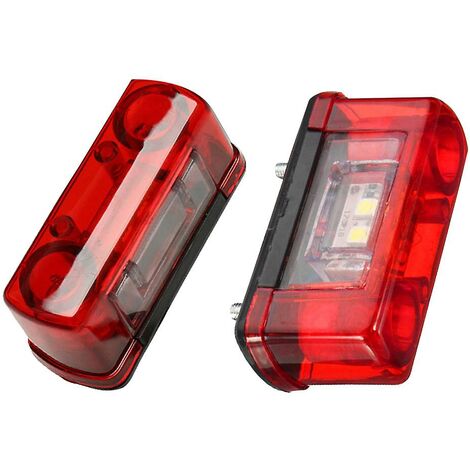 12v 24v Auto Led Lizenz Nummer Platte Licht Lampe Universal Led Kennzeichen Auto Lkw Anhänger Lkw
