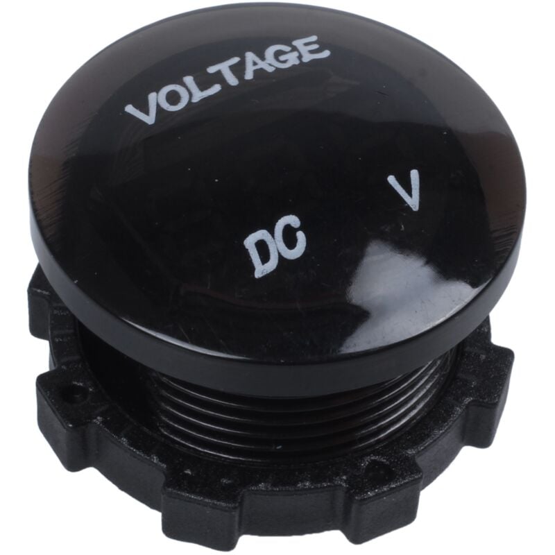 Image of Tlily - 12V-24V dc Voltmeter Auto Monitor Motorrad led Rot Wasserdicht Schwarz