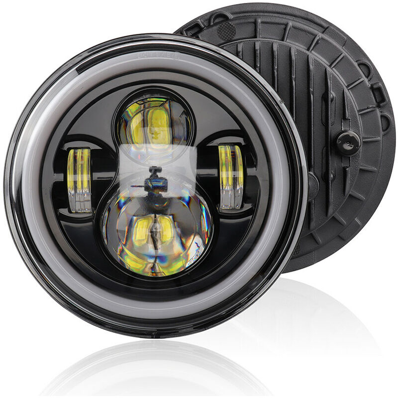 12V / 24V Faro per auto da moto 7 pollici Rotondo