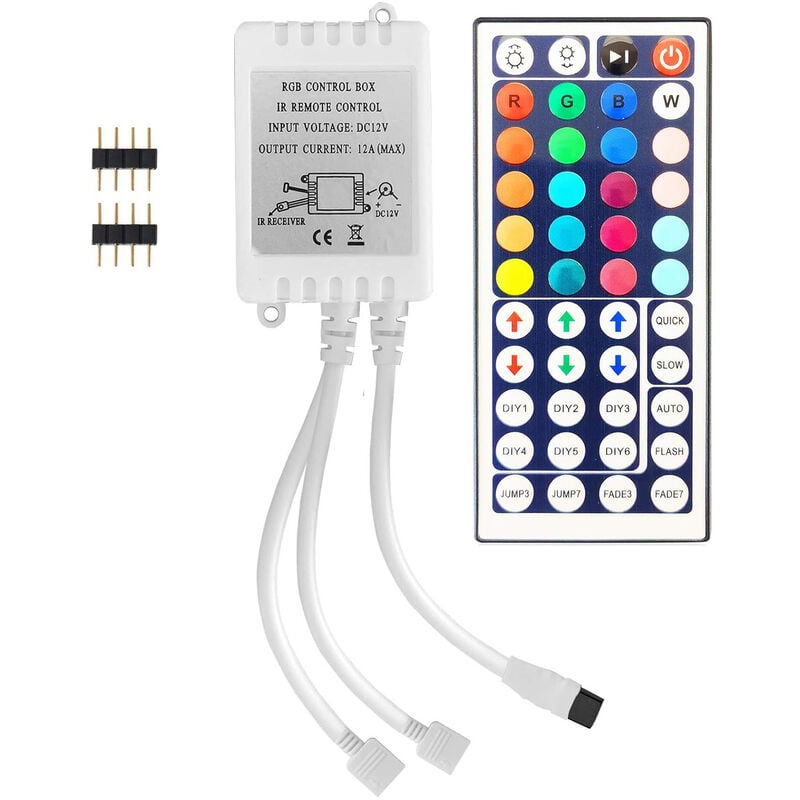 12V 24V ir Télécommande sans Fil et Controleur led rgb, rgb Control Box pour contrôler à Distance Les Bandes led rgb smd 5050 3528