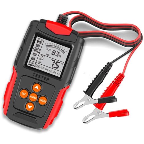 12V/24V-Kaltstartstrom-Autobatterietester, Innenwiderstandsmesser, Motorradbatterieanalysator, Diagnosegerät