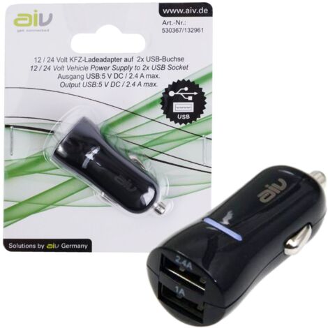 12V/24V Ladeadapter 2x USB 3.4A