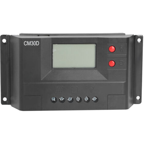 12V/24V PWM-Solarladeregler mit LCD-Display – Intelligenter Regler für Industriebatterien und -module