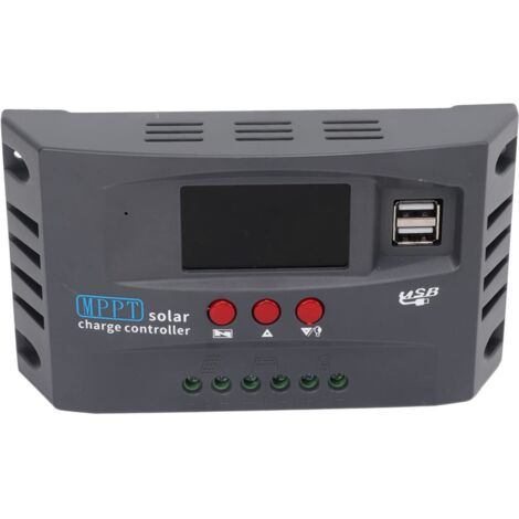 12V/24V Solarladeregler, MPPT-Solarladeregler mit intelligenter automatischer Anpassung, 10A Solarladeregler für Outdoor-Sportarten