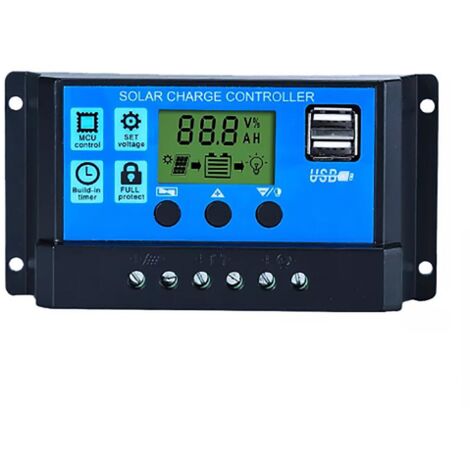 12V/24V30AAUTOMATISCHERSOLARPANEL-LADEREGELER-CONTROLLER