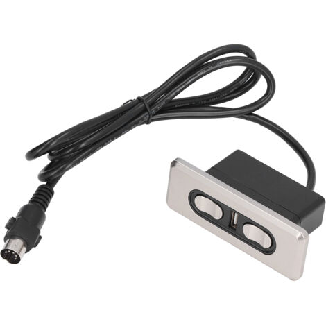 12V/29V-Elektrorollstuhl-Controller mit zwei Motoren, USB-Anschluss und 5-poligem Schalter für den höhenverstellbaren Sitz