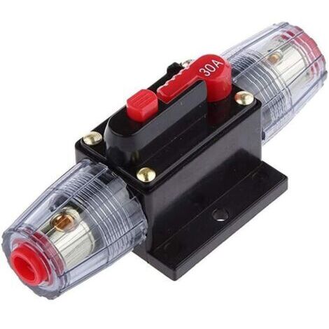 12V 30A Moteur de Voiture disjoncteur Audio en Ligne Porte fusible stéréo de Protection réinitialiser Le fusible