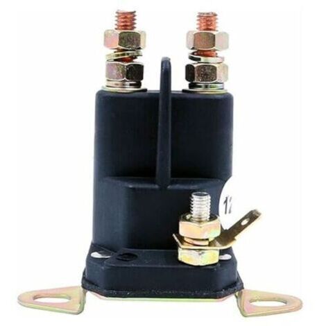 12V 33-331 Solénoïde du démarreur Utilisation de commutateur magnétique de Tondeuse à Gazon de solénoïde Universel de démarreur Partie pour des Accessoires，