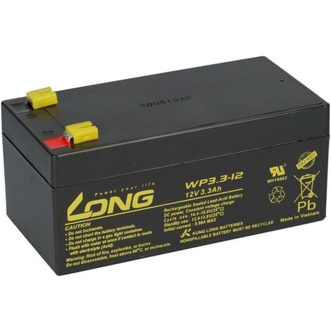 Q-Batteries 6LS-4.5 6V 4.5Ah Blei-Vlies Akku/AGM VRLA : :  Elettronica