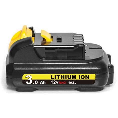 PDSTATION 12V 3Ah Li-Ion Akku für DeWalt DCB120 DCB123 DCB127 12V Elektrowerkzeuge