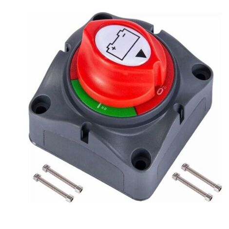 12V-48V Batterietrennschalter, Batterietrennschalter, wasserdichter 275A Batterietrennschalter für Autos, Boote und Fahrzeuge